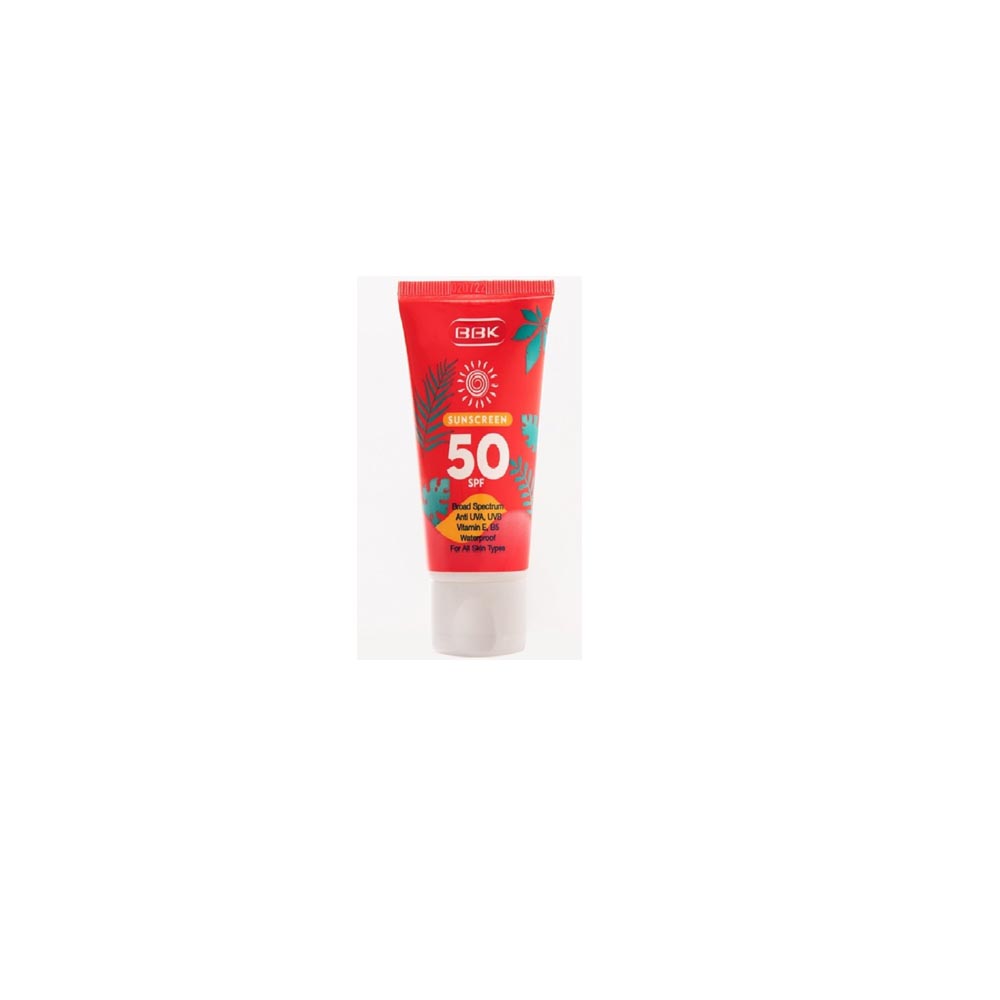 کرم ضد آفتاب ببک SPF50 حجم 50 میلی لیتر